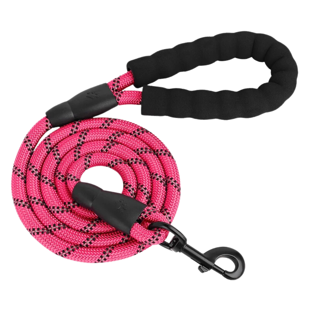 Strong Reflective Chew-Proof Dog Leash - Comfortable Handle for Safe and Enjoyable Walks with Your Pup